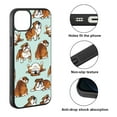 thumbnail image 2 of WIRESTER Shockproof Soft Rubber Cover Case for Apple iPhone 14 Max 6.7" 2022, English Bulldog Funny Playful Postures On Aero Blue Background, 2 of 5