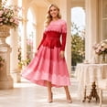thumbnail image 3 of Bounce Dresses for Women Church, Elegant Pearl Midi Dress with Loose Stretch Fit for Wedding & Formal Events, 3 of 8