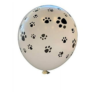 54pcs/lot Pets Dog Paw Latex Balloons Animal Birthday Party