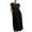 Black, variant on Summer Dress for Women Solid Sleeveless Cotton Linen Dress, Casual Loose Baggy Kaftan Long Dress with Pocket, Hawaiian Beach Dress Sundresses Pink XXL