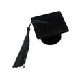 thumbnail image 1 of Fashion Doctor Hat Shape Caja de aretes de almacenamiento de joyas Regalo de graduación negro, 1 of 8