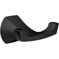 Moen MY8703BL Lindor Matte Black Double Robe Hook Matte Black