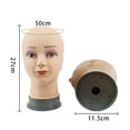 thumbnail image 4 of de Maniquí pa Mujer, Cosmetología Calva, Sombrero de Práctica de , Exhibición Yinane cabeza de maniquí de entrenamiento, 4 of 8