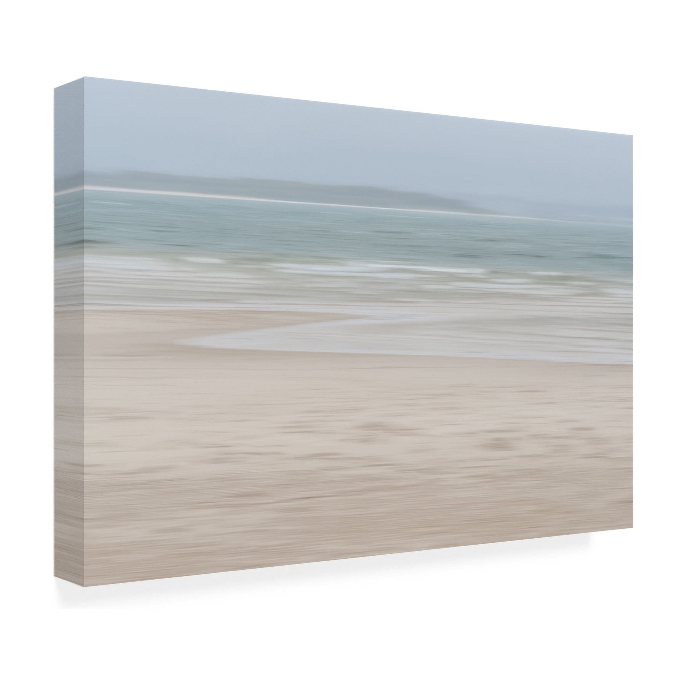 Eva Bane 'Misty Beach 02' Canvas Art