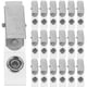 thumbnail image 5 of GOOHOCHY 100 clips pequeños para insignias con correas de plástico, porta credenciales portátiles, clips multiusos para porta credenciales., 5 of 7