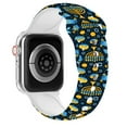 thumbnail image 4 of Waloo Hanukkah/Holiday Fun Silicone Sport Band Compatible With All Apple Watch Series, 4 of 11