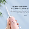 thumbnail image 4 of Hydropulseur Électrique Rechargeable avec Batterie 1200mAh, Matériau ABS+PC, Réservoir d'Eau Détachable, Buse Rotative à 360°, Modes Multiples, Étanchéité IPX7 - Offert en Blanc/rose/vert, Oral Portable, 4 of 6