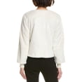 thumbnail image 2 of T Tahari womens  Vegan-Fur Jacket, l, White, 2 of 3