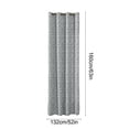 thumbnail image 3 of shyuyusa Thickened Jacquard Shading Curtain, Textured Woven Window Drape for Home Interior, 3 of 6