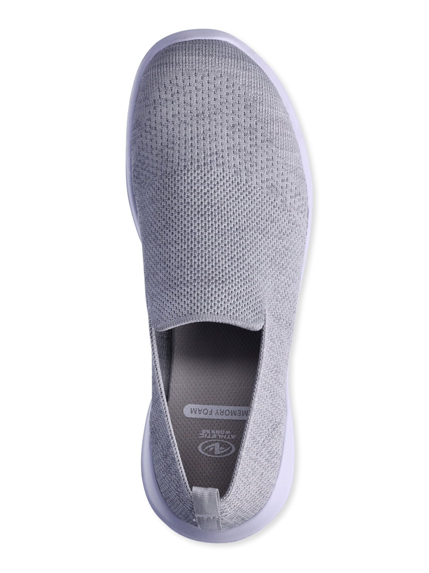 Athletic Works Women's Comfort Low Vamp Slip On Sneaker (Wide Width Available), Size 7W-12W