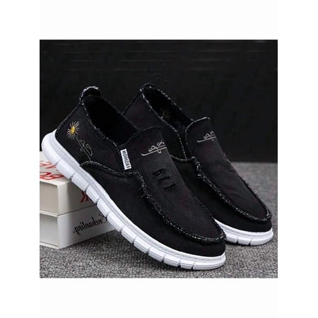 Four Seasons Slip-On Unisex Canvas Shoes – Comfortable & Versatile Low-Top Soft Sole. Women s Sizes Run Half a Size Larger. [2026]