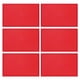 thumbnail image 1 of Uxcell 6-Pack Parche en Blanco de Bandera Roja Sólida, Parches Bordados Rectangulares de 3.1" x 2" Color Puro para Banderas de Ropa, 1 of 1