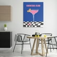 thumbnail image 3 of Stupell Industries Cocktail Club on Checkered Food & Beverage Painting Wrapped Canvas Art Print Wall Art, 36 x 48, 3 of 8