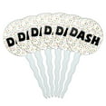 thumbnail image 1 of Dash Cupcake Picks Toppers - Set of 6 - Mutlicolored Speckles, 1 of 1