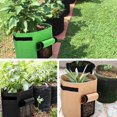 thumbnail image 1 of Bolsa de cultivo de patatas, paquete de 3 macetas de jardín de 7 galones con asas de correa, tela no tejida transpirable de doble capa para patatas/zanahorias 7 Gallo XianweiShao 8390614912557, 1 of 1
