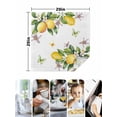thumbnail image 4 of Yellow Lemon Cloth Napkins Set of 4 Reusable Dinner Napkins, Country Flower Butterfly Watercolor White Cocktail Napkin Washable Table Napkins for Wedding/Holiday Party/Baby Shower 20"x20", 4 of 7