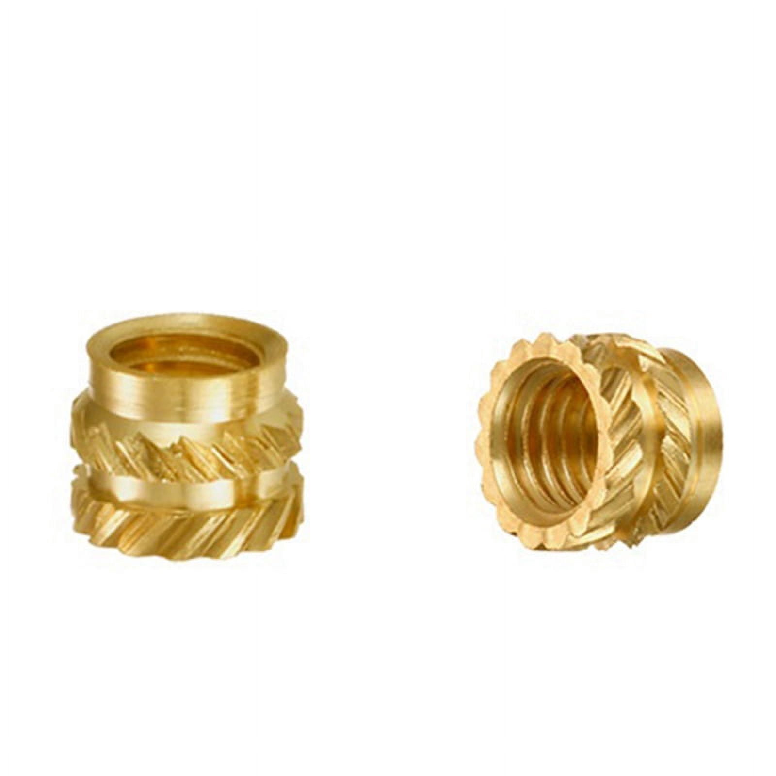 1000Pcs M3 Thread Knurled Brass Threaded Heat Set Heat Insert Embedment Nut,M3X5X4,for 3D Printer 2.4