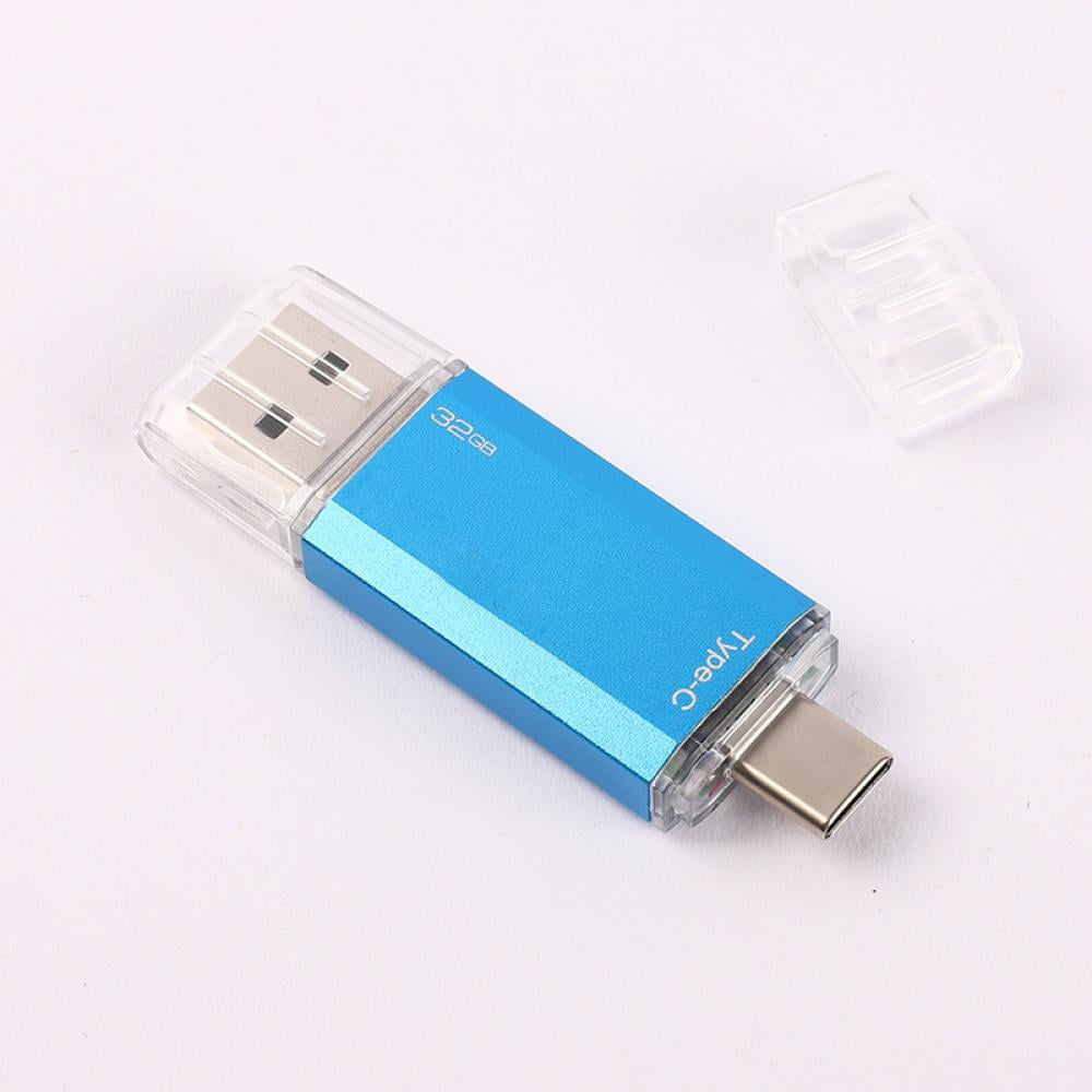 2TB USB 2.0 Flash Drive Waterproof 2 in 1 OTG Type C Memory Stick Thumb Drives 2000GB with Type-C Port Portable High Speed USB Type-C Flash Drive for Android Smartphones/PC/Tablets/Mac/Laptop 