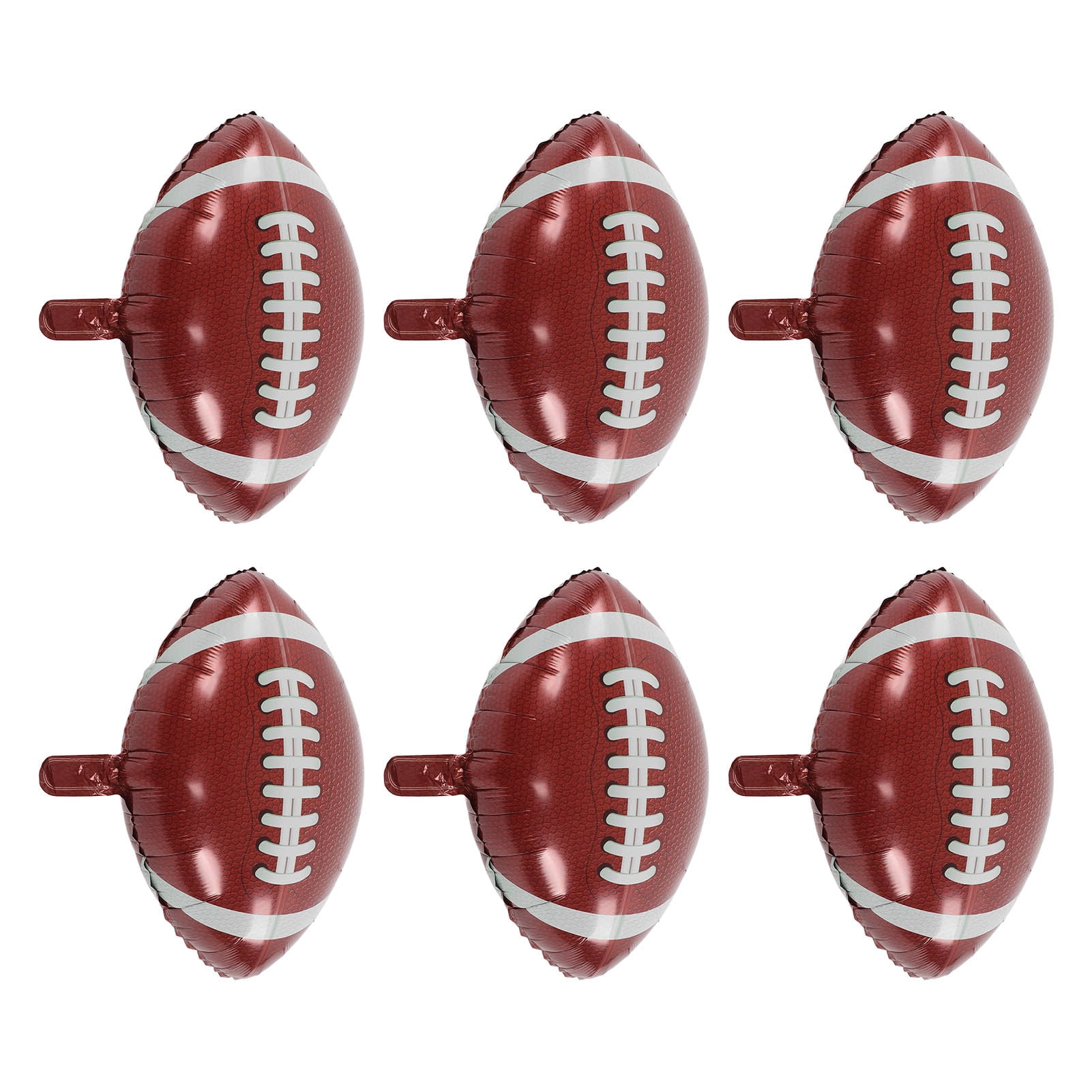 Football Balloons, Football?Style Reusable Safe Foil Balloons Clear