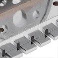 thumbnail image 3 of Guitar String Locking Nut Metal Guitars Accessory Corrosion Resistant with Mounting ScrewsSilver, 3 of 4