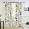 thumbnail image 6 of GZHJMY Colorful Leaves Blackout Curtains 84x42in,Thermal Insulated Room Darkening Curtains Window Curtain Panels for Bedroom Bath Living Room11 Home Decor, 6 of 7