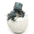 thumbnail image 2 of Jurassic Era Predator Velociraptor In Egg Dinosaur Figurine Hatchling Collectible Sculpture, 2 of 3