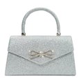 thumbnail image 1 of Bolso Mano Noche Mujer Con Lazo Purpurina Diamantes Imitación Minibolsos, 1 of 9