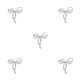thumbnail image 3 of Minnieouse Broche de perlas Estilo simple Esmalte Pins Suéter Clips Vestido Clip Día de San Valentín Regalos para mujeres Adolescentes Niñas Plata 5Conjunto, 3 of 6