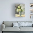 thumbnail image 2 of Carol Rowan 'Yellow Hydrangea Gray' Canvas Art, 2 of 4
