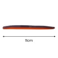 thumbnail image 6 of Tnobhg 6Pcs Fishing Baits High Toughness Flexible Reusable Slow Sinking Saltwater Freshwater Artificial Worm Fishing Lures, 6 of 8