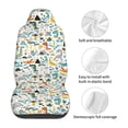 thumbnail image 5 of Sikiie Cartoon Dinosaur Car Seat Protector 2 Pack Car Seat Cushion Mat, Car Seat Covers for SUV, Truck, Van, 5 of 7
