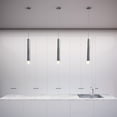 thumbnail image 2 of Sonneman 3059.01-GC25 Alc 1 Light 24" Tall Led Mini Pendant - Polished Chrome / Etched, 2 of 3