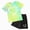 Green, variant on NIEWTR 11-12 Years Teen Girls Summer Outfits Tie Dye Set Cap Sleeve T Shirt And Elastic Waist Shorts 2 Piece Clothing Sets Yoga Gym Outfit A40-Pink