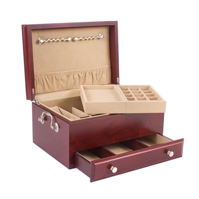American Chest J11M Commode à un Tiroir avec Plateau Relevable, Cerisier Héritage