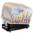 thumbnail image 5 of Yuyamidu Lavender Toaster Covers 4 Slice Bread Toaster Oven Cover Stain Resistant Wide Slot Kitchen Decorative Appliance Cover, Daisy Bee Microwave Dustproof Cover, 5 of 7