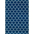 thumbnail image 3 of Unique Loom Trellis Frieze Collection Area Rug - Rounded (10' x 14' 1" Rectangle Navy Blue/Ivory), 3 of 7