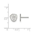 thumbnail image 2 of Women's Milwaukee Brewers Sterling Silver XS Post Earrings, 2 of 2