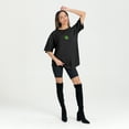 thumbnail image 3 of Women's Gameday Couture Black Oregon Ducks Oversized Back at Ya T-Shirt, 3 of 5