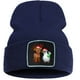 thumbnail image 2 of Gorro de invierno con temática navideña de cervatillo y pingüino para mujer, gorro cálido para esquí al aire libre, gorros de punto Sofe Cotoon para adolescentes, 2 of 4