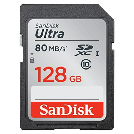 SanDisk Ultra 128 GB SDXC Class 10/UHS-I Memory (Best Sdxc Memory Card)