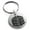 Silver, variant on Stainless Steel Letter E Initial 3D Cube Box Monogram Engraved Small Medallion Circle Charm Keychain Keyring