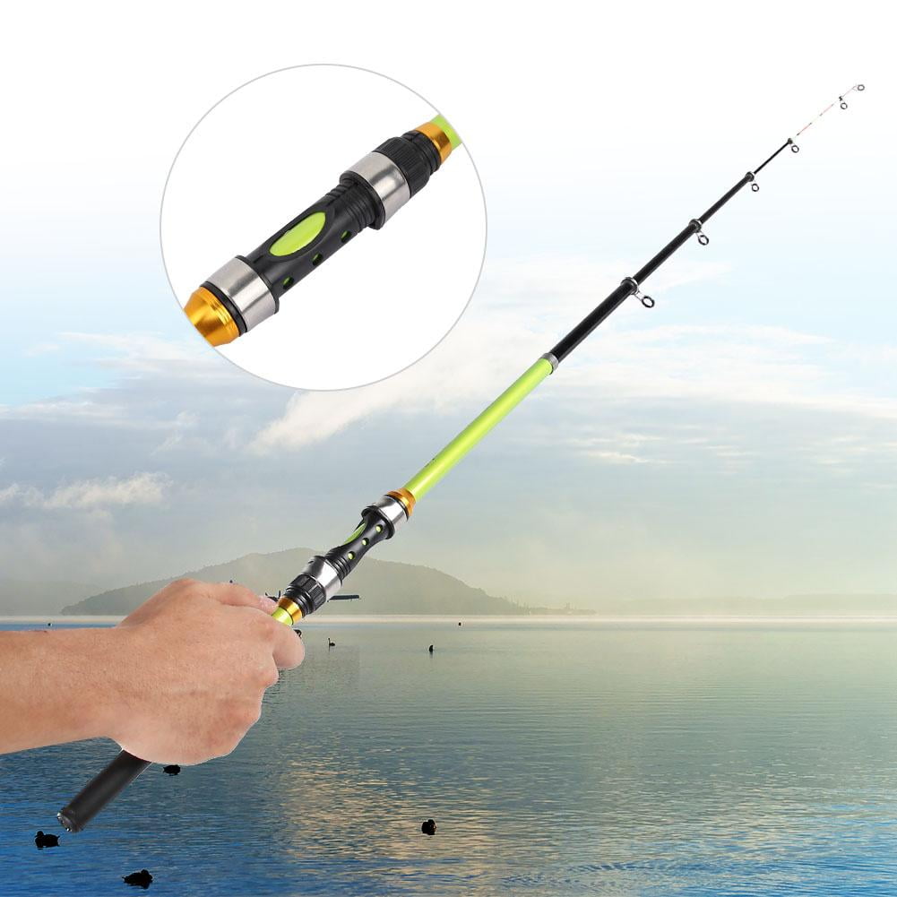 Qiilu Outdoor Ultra Short Portable Sea Fishing Carbon Rod Fishing Rod Telescopic Rods