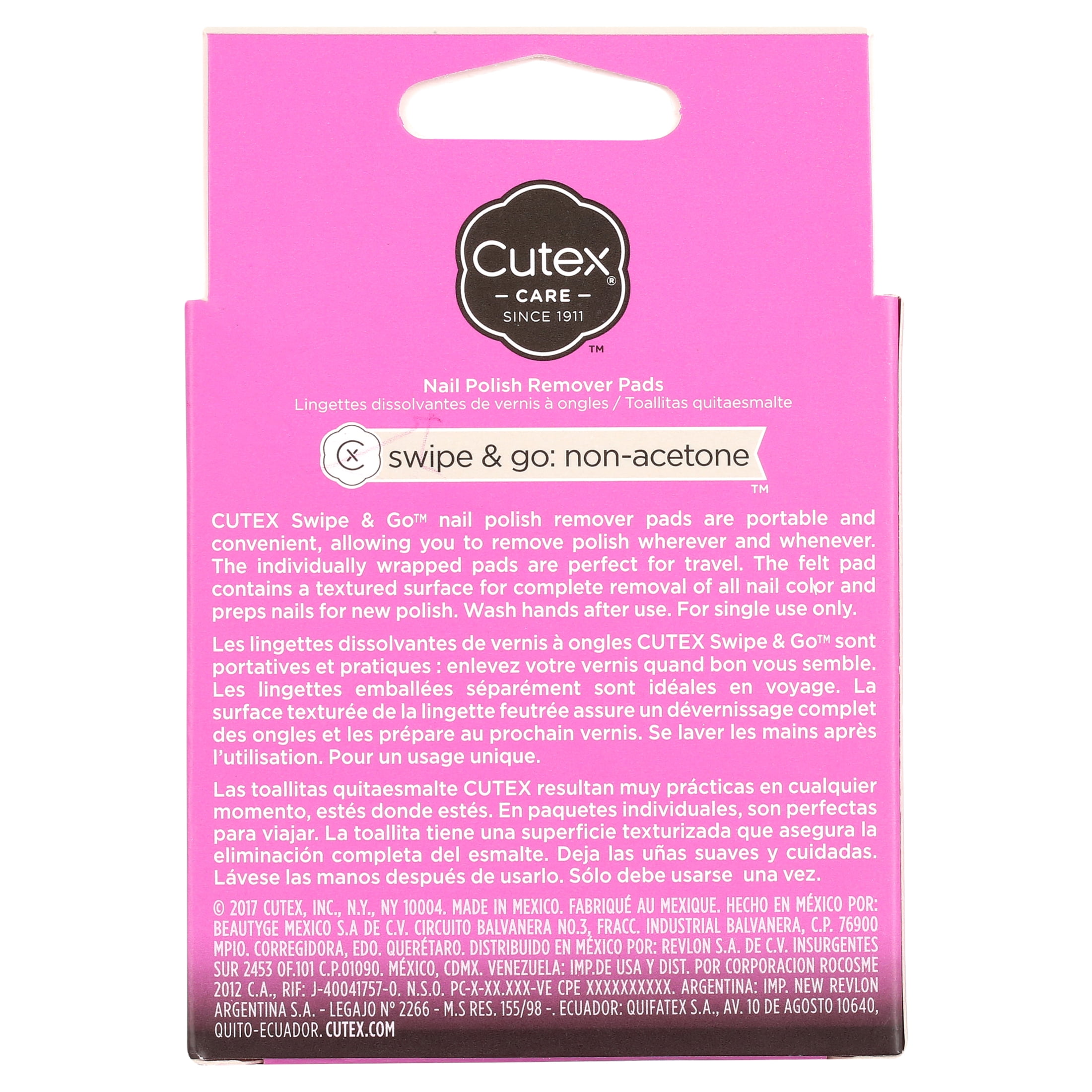 Cutex Non-acetone Nail Polish Remover For Natural And Artificial Nail With  Coconut Oil - 6.7 Fl Oz : Target