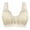 Beige, variant on JGTDBPO Front Closure Bras For Women Plus Size Adjusted Comfortable Lace Bras Front Snap Bras Post Surgery Vest Breathable Gathering Front Opening Buckle Bra Wireless Minimizer Bra Everyday Bar