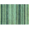 thumbnail image 1 of Ahgly Company Indoor Rectangle Abstract Light Blue Modern Area Rugs, 4' x 6', 1 of 4