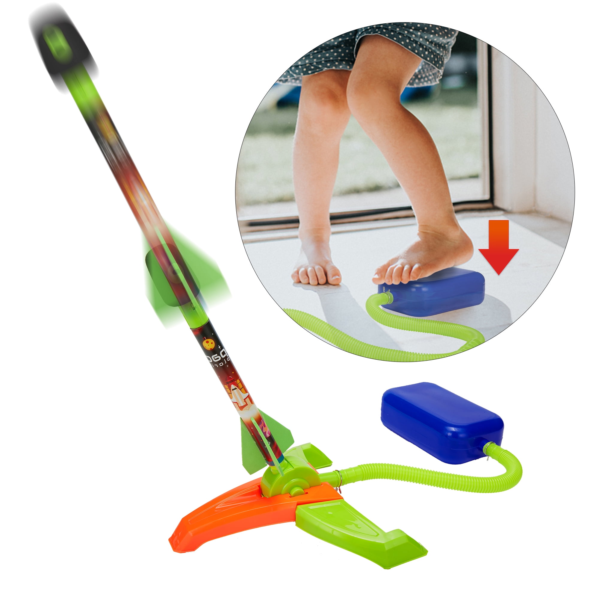 Ultimate Air Rocket Toy LED Rocket Launcher for Kids Tomp The Light Up