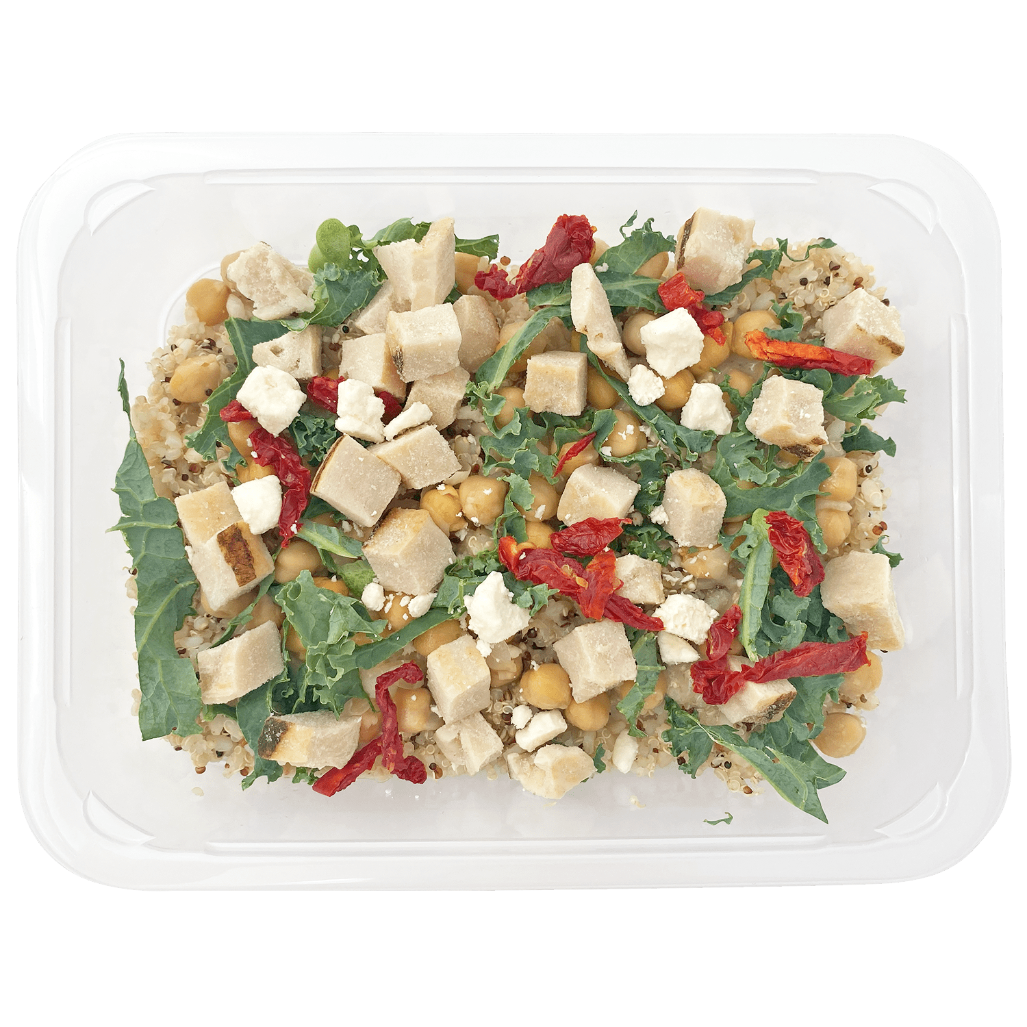Taylor Farms Mediterranean Inspired Chicken with Brown Rice, Microwave Ready Single Serve Meal, 12 oz, Fresh