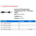 thumbnail image 2 of Front Left CV Axle Assembly - Compatible with 1994 - 1999 Acura Integra 1995 1996 1997 1998, 2 of 2