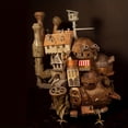 thumbnail image 4 of Howl's Moving Castle Animation Action Figure Miyazaki Hayao Animation DIY Gift 3D Paper Puzzle Model Handmade Education Toys, 4 of 5
