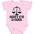 thumbnail image 3 of Inktastic Daddy Little Co Counsel Lawyer Boys or Girls Baby Bodysuit, 3 of 5